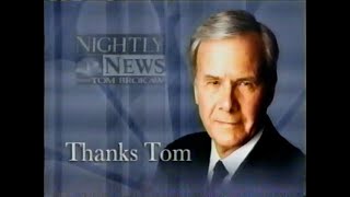 Nbc Nightly News  December 1 2004 tom Brokaws Last Newscast