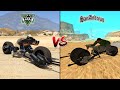 GTA 5 BATMAN BATPOD VS GTA SAN ANDREAS BATMAN BATPOD - WHICH IS BEST?