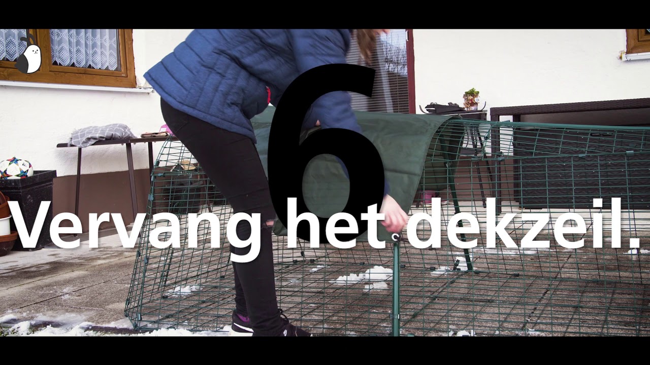 Eglu Go konijnenhok klaarmaken voor de winter (Omlets top tips ) | Omlet Huisdieren