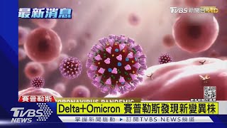 Delta+Omicron 賽普勒斯發現新變異株|TVBS新聞