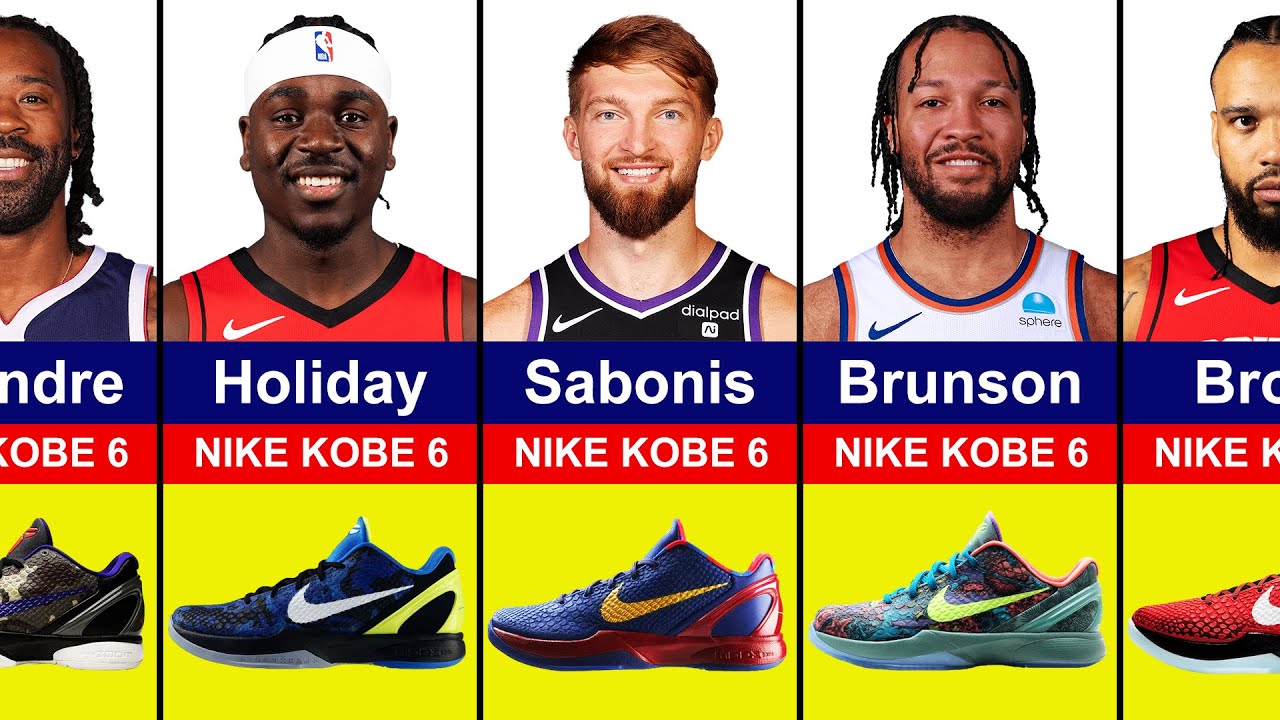 The Best NBA Players Wearing Kobe 6 in 2024-25 Season | Nike Kobe 6