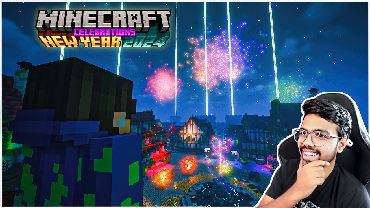 HAPPY NEW YEAR 2024 | SPECIAL VIDEO | Minecraft in Telugu - YouTube
