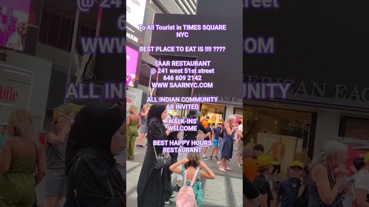 BEST PLACE TO EAT IN TIMES SQUARE INDIAN FOOD Trending Happyhour Short Timessquare India