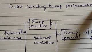 Factors affecting group performance