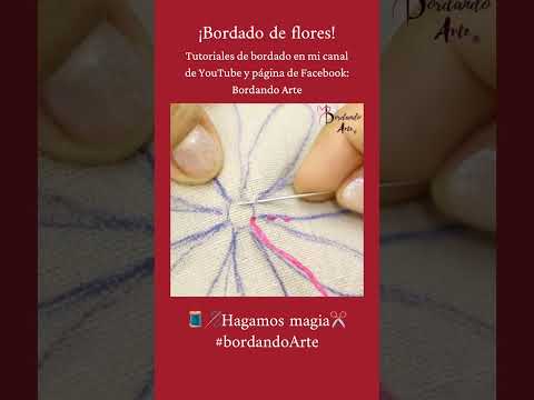 Bordado de flores. #bordandoarte #bordar #embroidery #bordadofantasia #bordadoamano #stitching