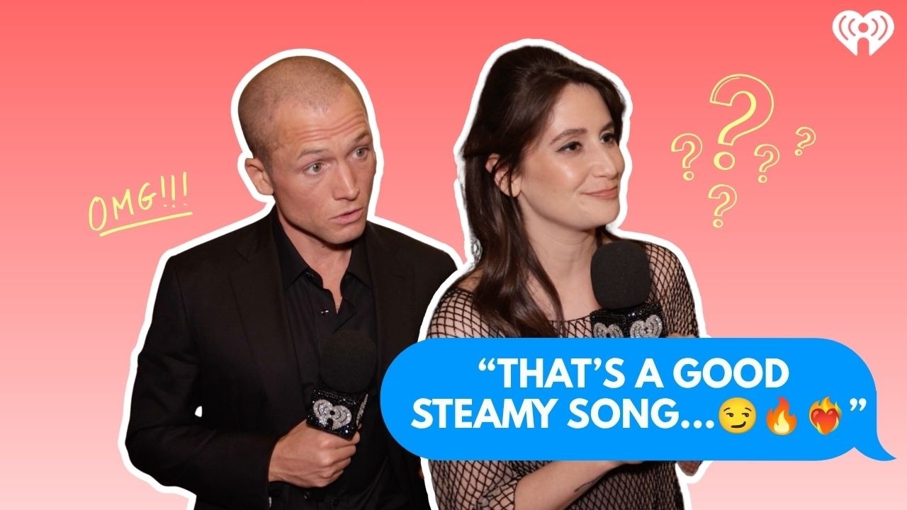 Taron Egerton & Charly Clive pick music for STEAMY moments & Perfect First Date Idea!