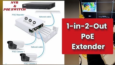 How to Use a 1-in-2-Out PoE Extender – Extend Ethernet & Power  power over Ethernet switch