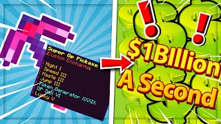 This Pickaxe Makes $1,000,000,000 A Second?! + Giveaway! || HybridPE