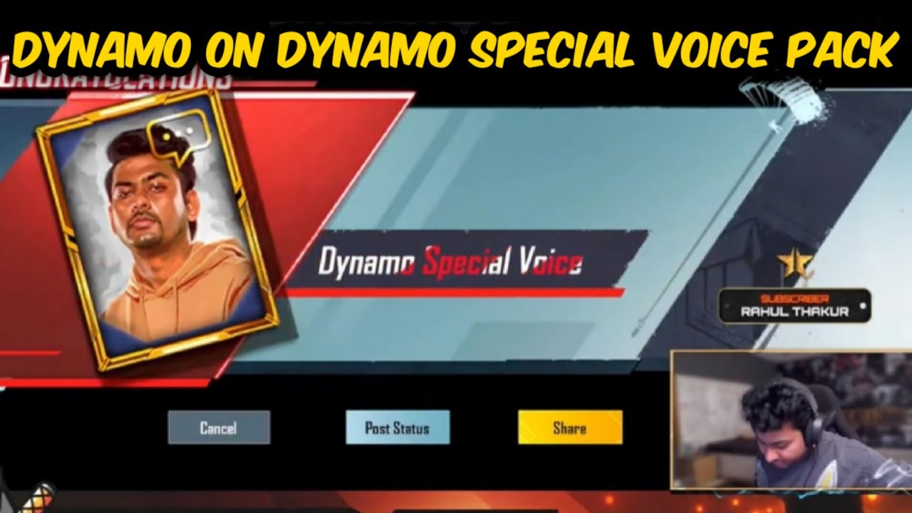 DYNAMO REACTION ON DYNAMO SPECIAL VOICE PACK - YouTube