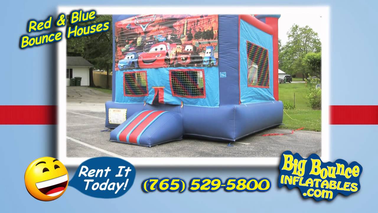 Big Bounce Red & Blue Bounce House YouTube
