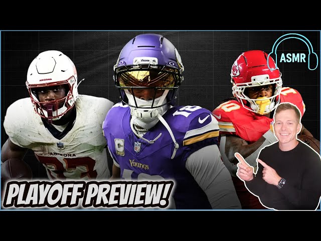 (ASMR) Fantasy Football Playoff Preview!!
