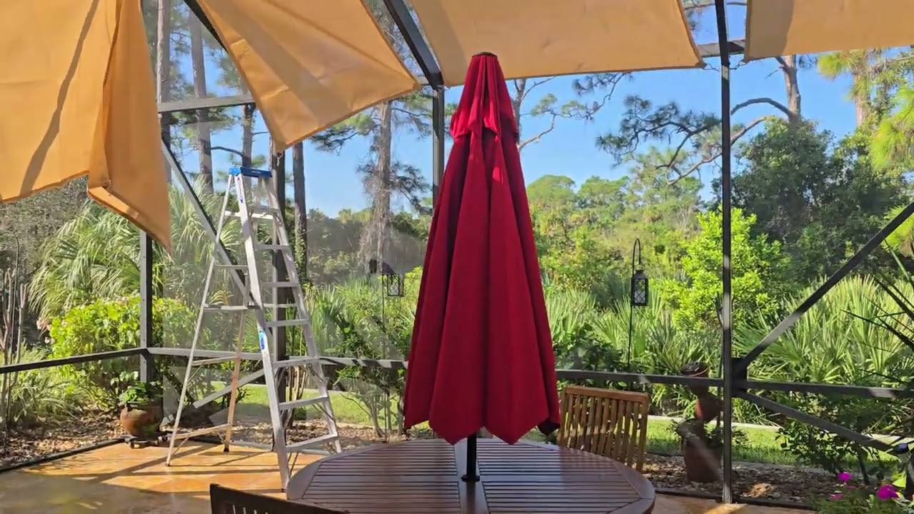 Modern Shade Sail Installation in Jensen Beach, Florida | Cool Outdoor Comfort & UV Protection