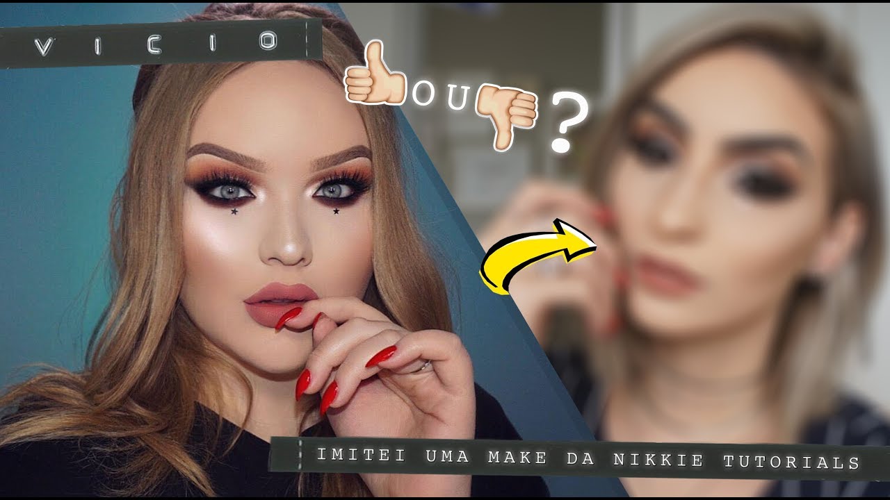 TENTEI SEGUIR UM TUTORIAL DA NIKKIE TUTORIALS | VÍCIO BLOG - YouTube