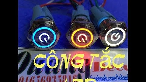 Hướng dẫn cách gắn công tắc led 12v xe máy