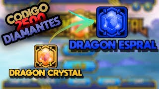 Como Criar um APK MOD + 10 Códigos 2500 Diamantes Azuis e Mais - Dragon Crystal Online screenshot 4