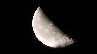 Luna calante  Roma 14 febbraio 2023 ore 02 e 40