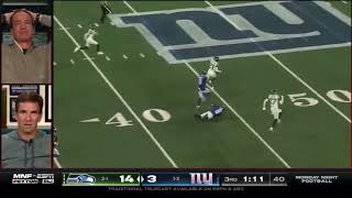 Peyton And Eli Manning React To Devon Witherspoon Pick Six Details