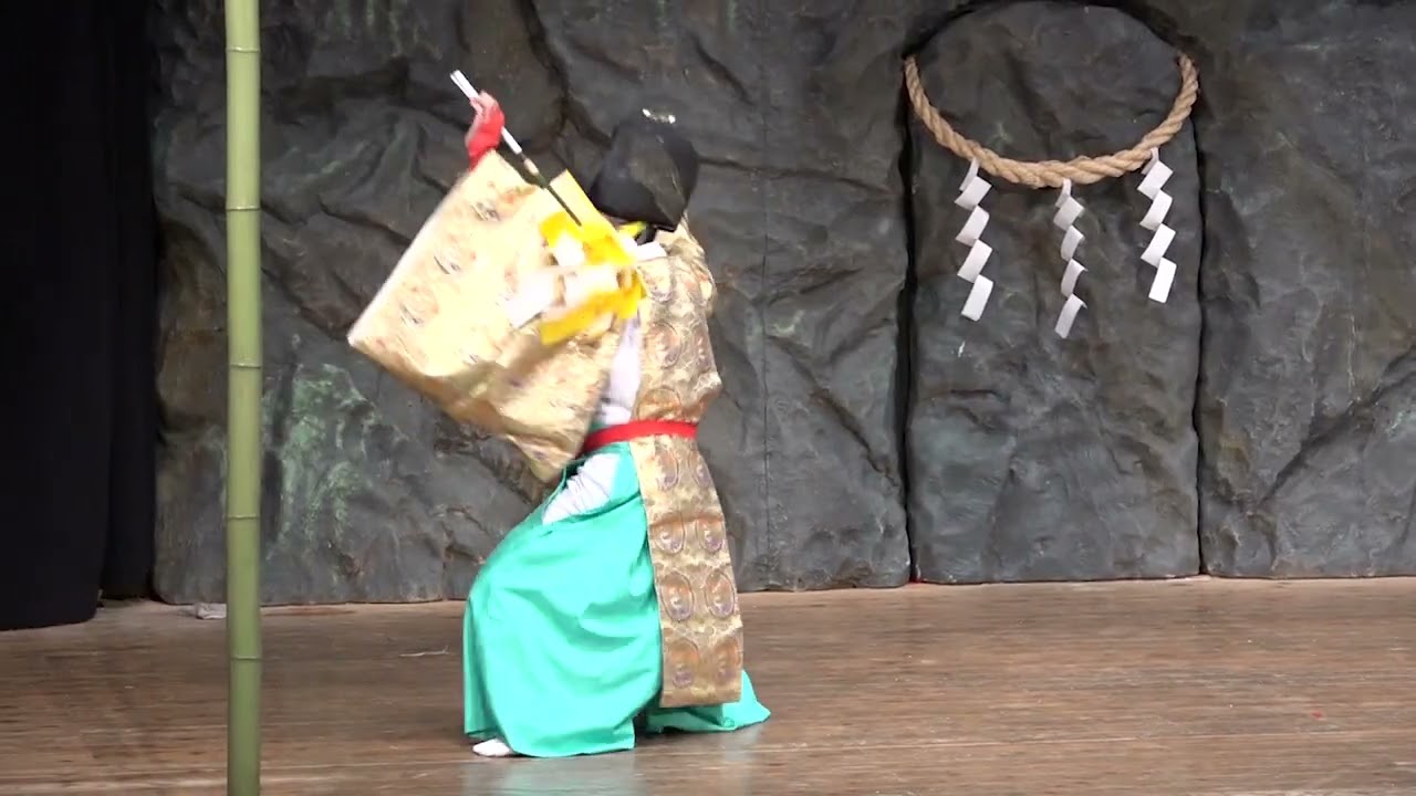 神楽舞 大神 (たいじん) 御嶽神楽(国指定重要無形民俗文化財) 於：神楽會館 立春特別公演