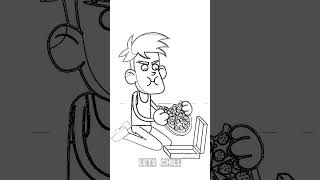 Nick caught by Julie while eating pizza at night | LET'S CHIL |