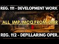 CMR 111 & 112 MCQ | CMR 2017 Key Questions on Development & Depillaring