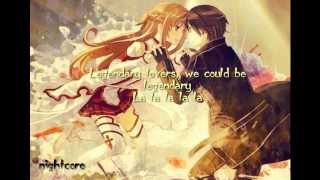 Nightcore - Legendary Lovers Lyrics Resimi