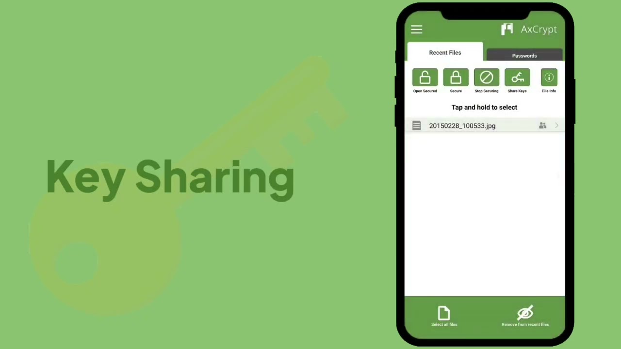 How To Use Key Sharing In Mobile Mobile Encryption Software AxCrypt How To Use Key Sharing In Mobile Mobile Encryption Software AxCrypt