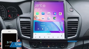 ZWNAV Tesla Screen For Honda Accord 9 2013-2017 Android 11.0 Car Radio Unit