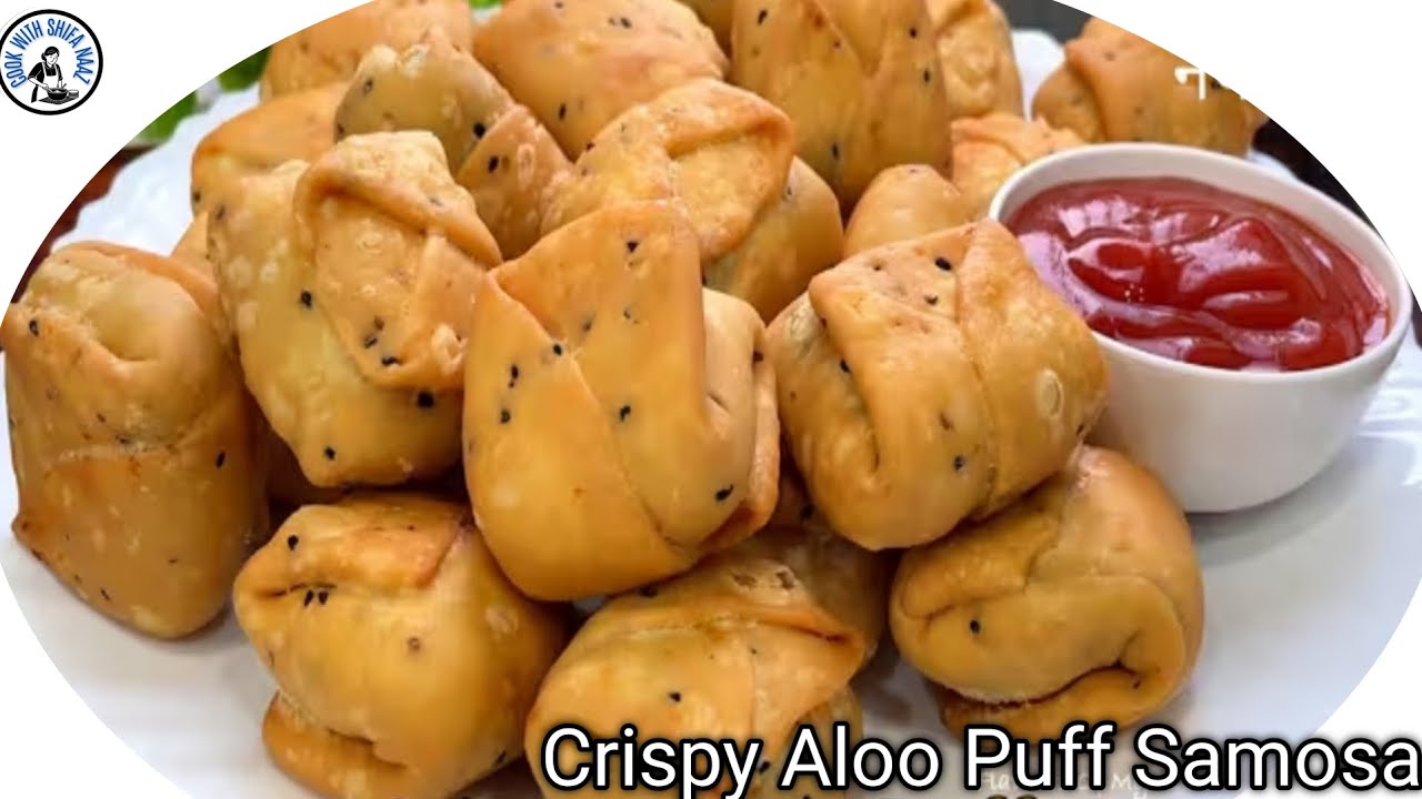 Crispy Aloo Puff Samosa|Ramzan Special Puff Samosa Recipe |Potato Puff Patties Recipe 