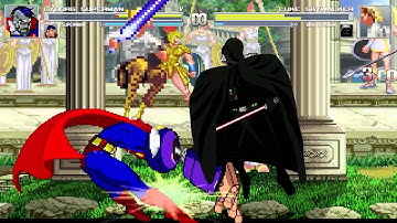 AN Mugen Request #180: Cyborg Superman & Superman VS Darth Vader & Luke Skywalker