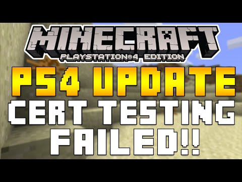 Minecraft PS4 UPDATE - PS4 MINECRAFT FAILS CERT TESTING CONFIRMS 4J