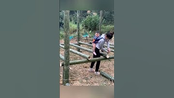 Single mother builds a new life - bamboo part 2 #bushcraft #farming #forageharvest #fruit