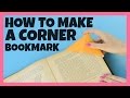 How to make diy origami corner bookmarks