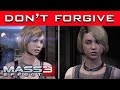 Mass Effect 3 - What If Shepard DOESN'T FORGIVE KELLY CHAMBERS When She Admits to Being a Spy?