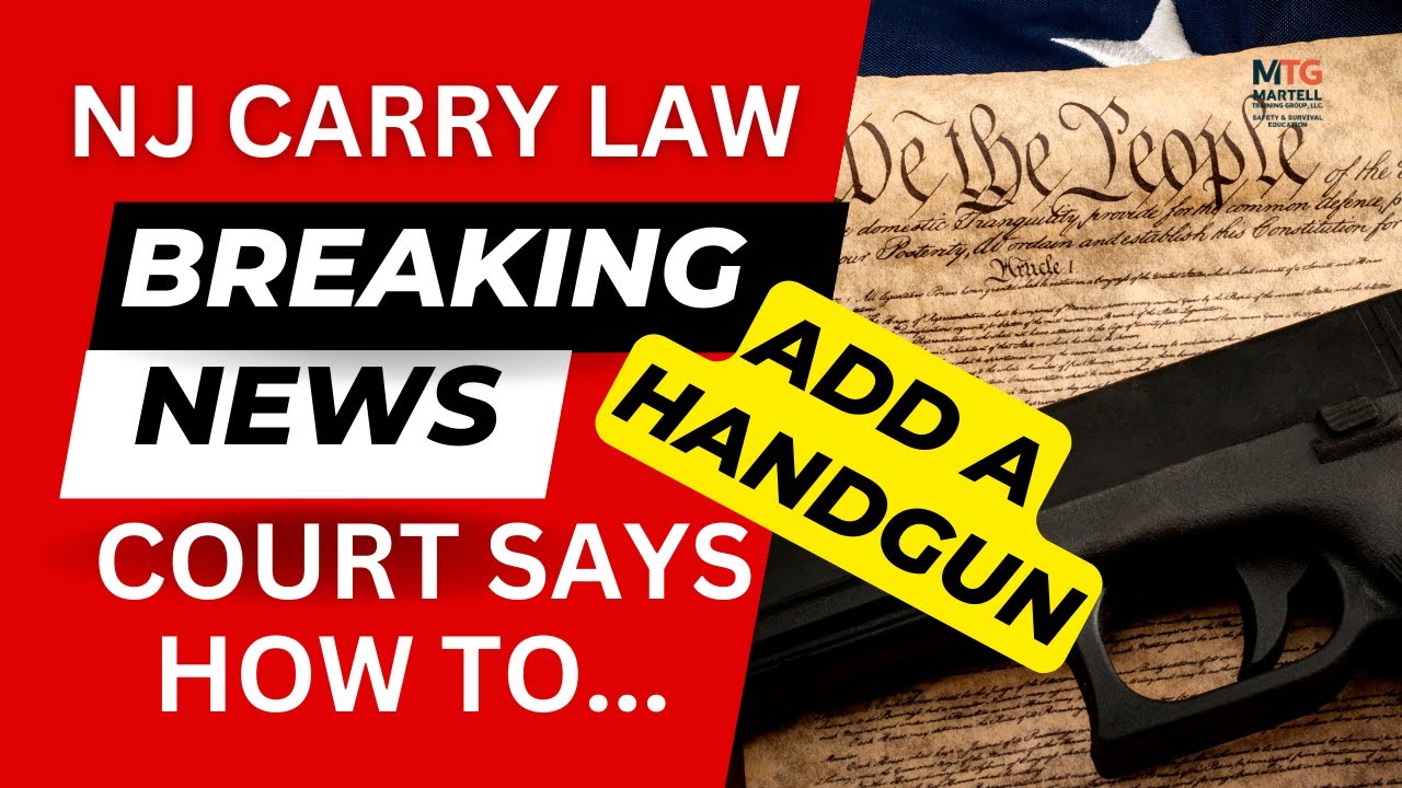 NJ CARRY Permit UPDATE How to ADD a GUN to your PERMIT YouTube