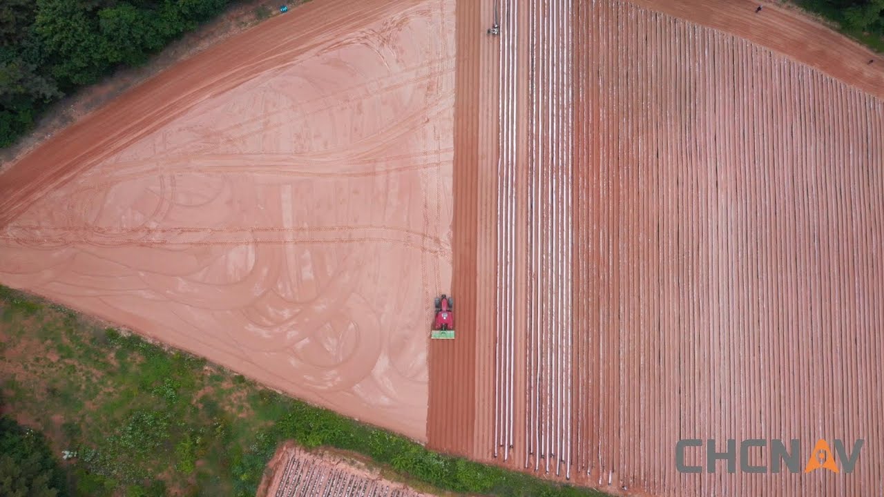 배토 경사지 작업 및 곡선 자율주행 #CHC자율주행#chcnav