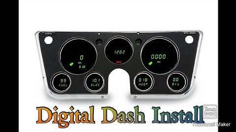 Intellitronics digital dash install - 1967-72 chevy C10 / K10