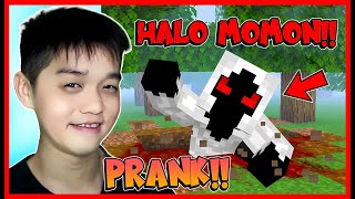 NGAKAK !! ATUN PRANK MOMON DENGAN HANTU LOKAL INDONESIA !! Feat @sapipurba Minecraft