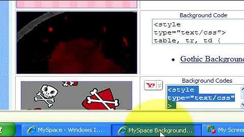 How to Edit MySpace Background