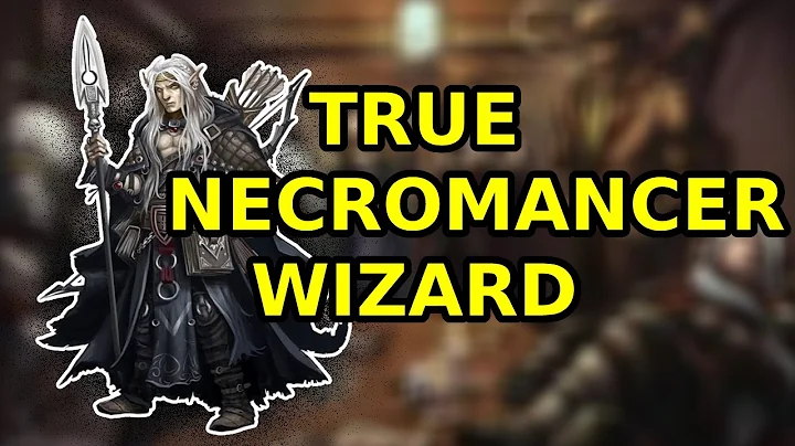 Pathfinder 2e Teamwork Build: True Necromancer Wizard