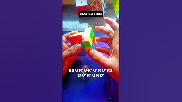 Easiest Ga Perm Algorithm and fingertricks of Speed cubers.