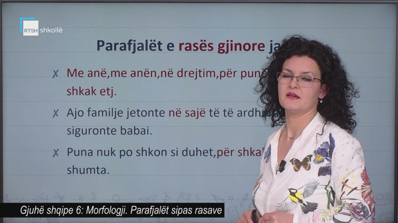 Gjuhë shqipe 6 - Morfologji: Parafjalët sipas rasave