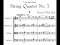 Heitor Villa-Lobos - String Quartet No. 7 (1942) "Concertante Quartet"