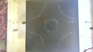 Standing waves on a chladni plate