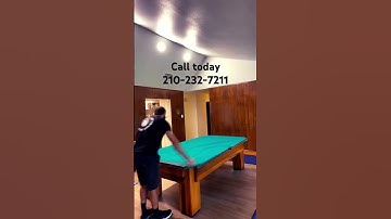 Pool Table Move, Assemble, and Refelt. BeaniemansGameroomServices.com