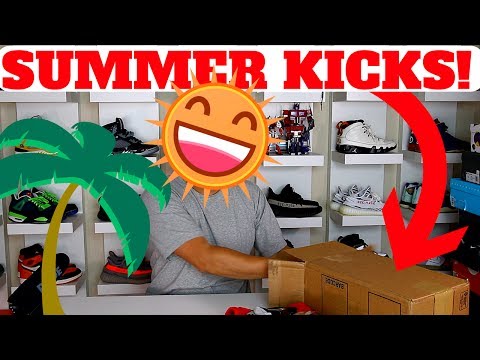 I WAS SENT SUMMER THEMED SNEAKERS!! (AVAILABLE NOW!)
