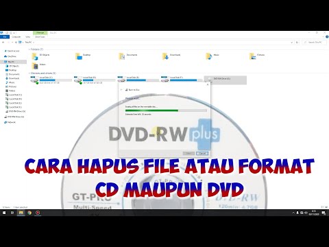 Cara Hapus File Atau Format CD Maupun DVD