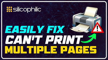 FIX Printer Only Prints One Page At A Time || Print Multiple Pages [Windows 11/10]