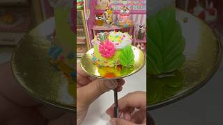 🌺 Tropical Dragonfruit Cake #MiniatureCake #DragonFruit #MiniDesserts