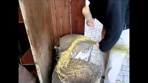 Processing Flax With Simple Tools; Part 1: Breaking