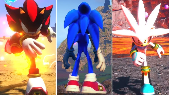 Sonic, Shadow, and Silver in Super Forms [art by Vaekiboulny] :  r/SonicTheHedgehog